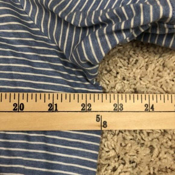 Vineyard Vines Mens Blue White Striped Polo Golf Shirt Large W Pocket Whale - Picture 8 of 9